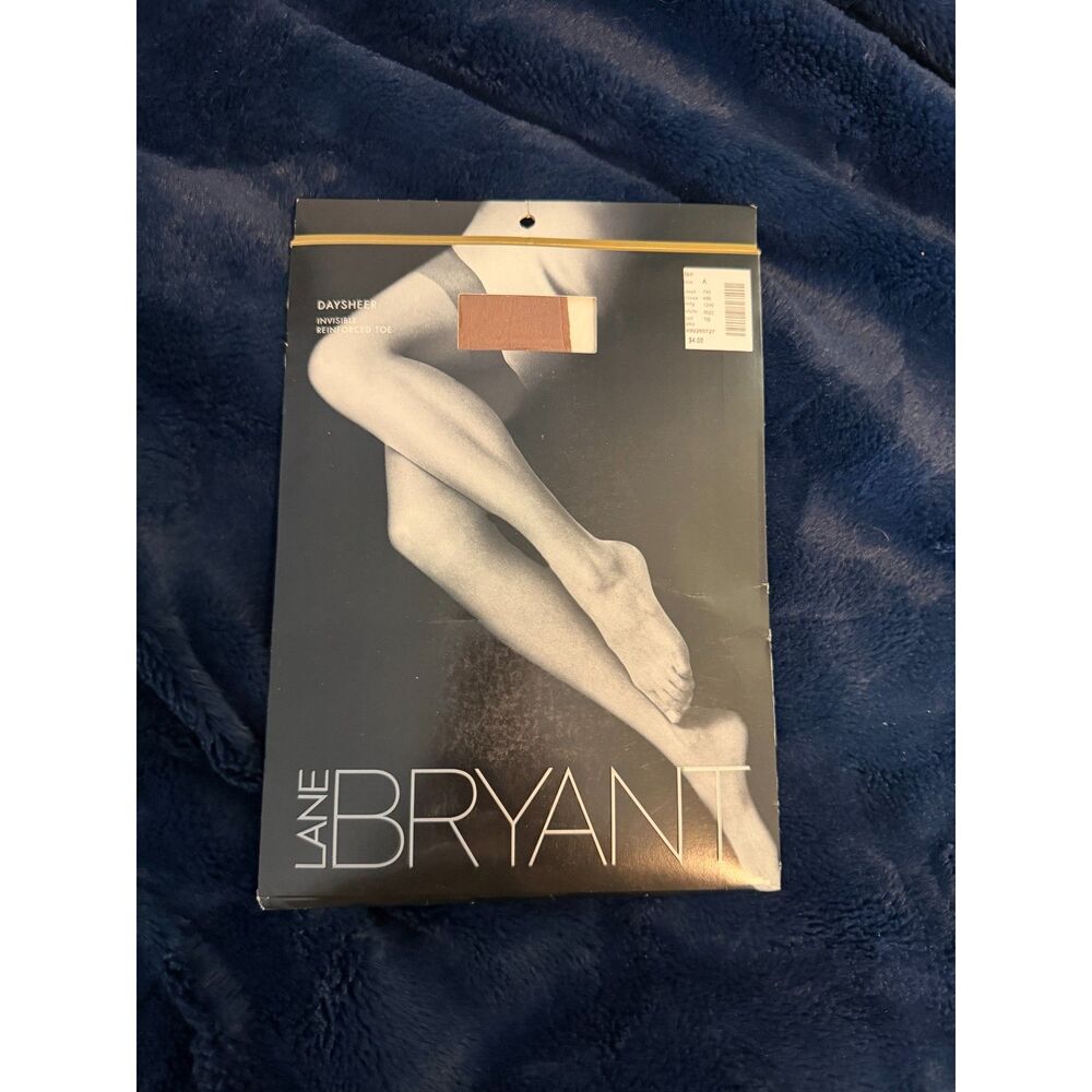 Vintage Lane Bryant Daysheer Pantyhose Tan Size A Reinforced Toe NOS Made USA
